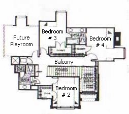 The Ridgefield II Upper Level Home Plan