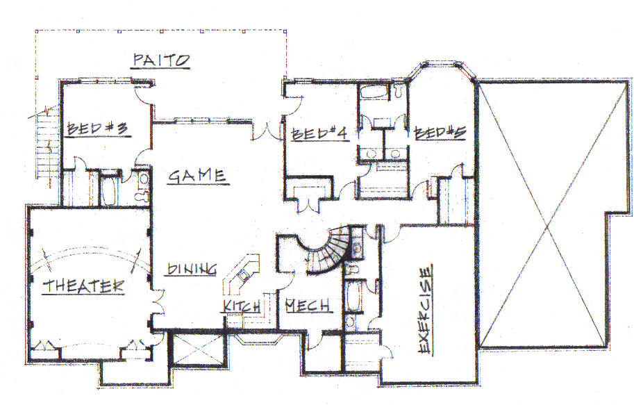 The Wyndham Home Plan - Lower Level
